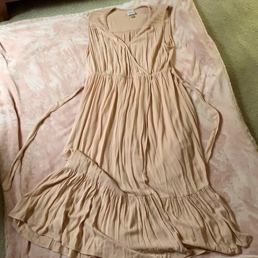 KNOX ROSE DUSTY ROSE MAXI DRESS